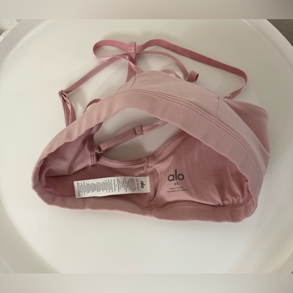 Alo Alosoft Spotlight Bra Ballet Pink NWOT Size XS - Picture 5 of 7
